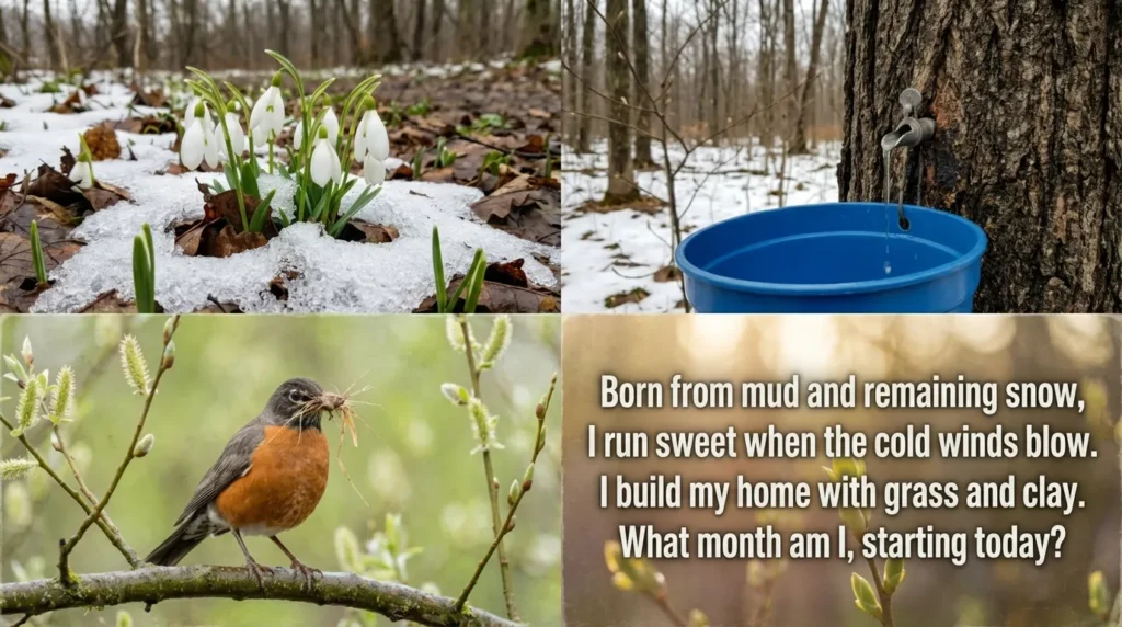 Nature in March Riddles 🌿