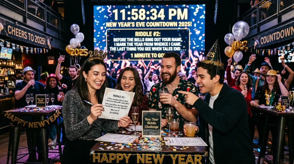 New Year Countdown Riddles