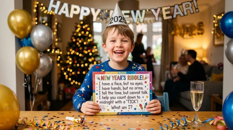 New Years Riddle for Kids