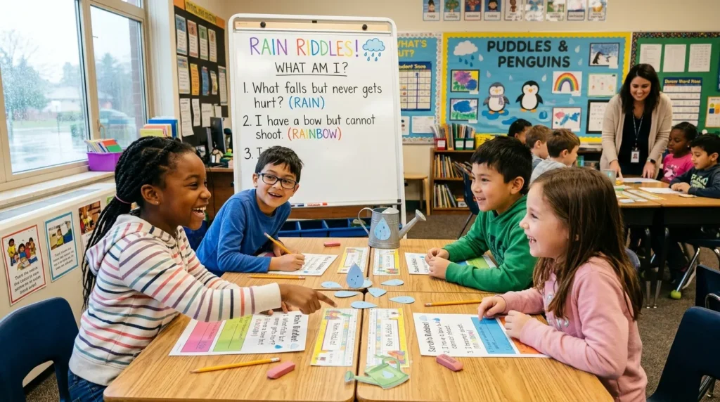Rain Riddles for Classroom Fun
