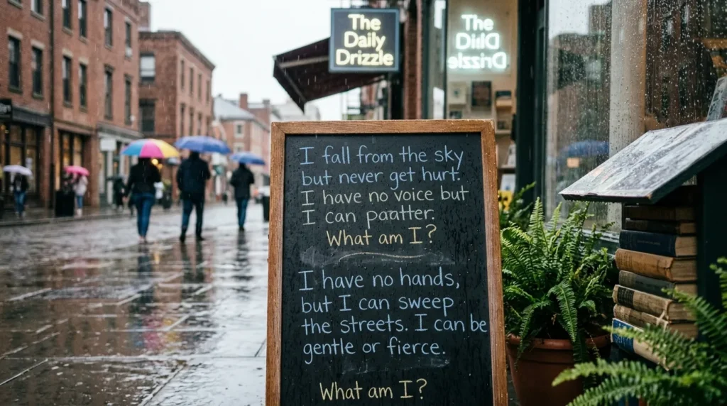 Rain Riddles with Weather Themes