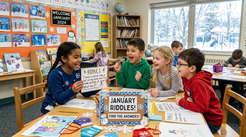 School January Riddles for Kids