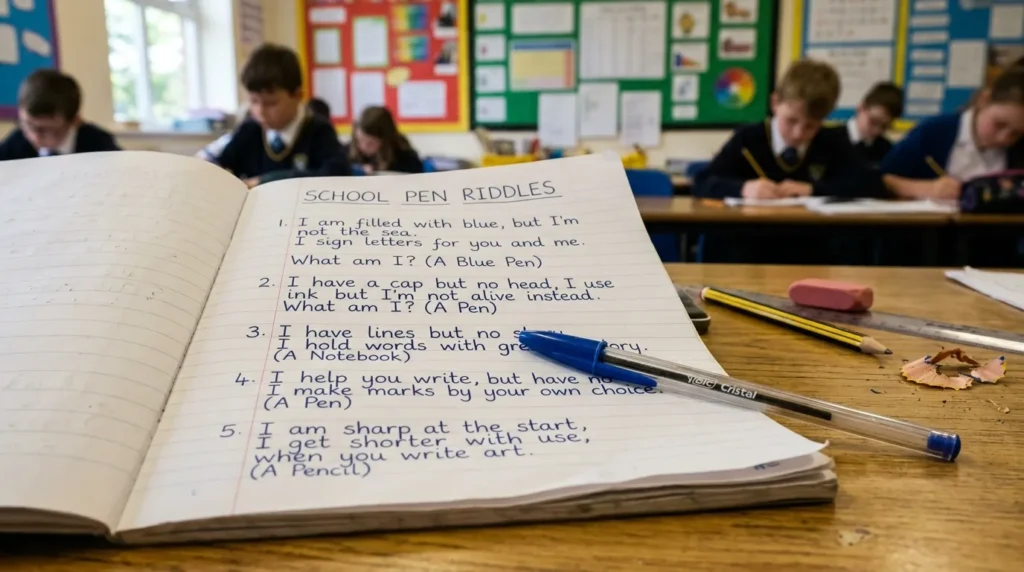 School Pen Riddles