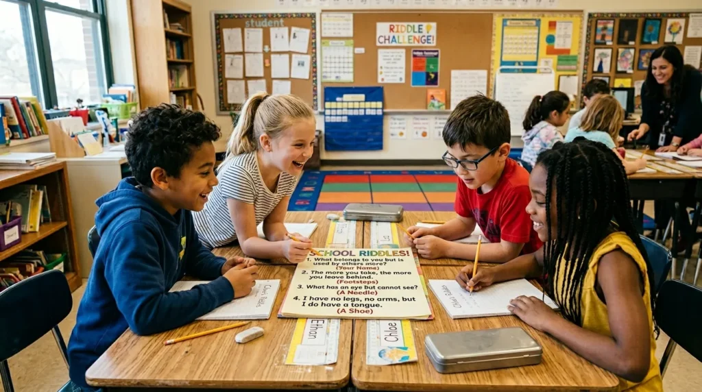 School Riddles for 10 Year Old Kids