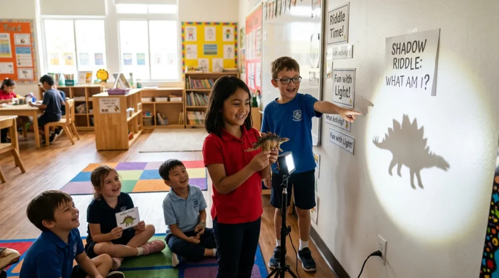 Shadow Riddles for School Activities