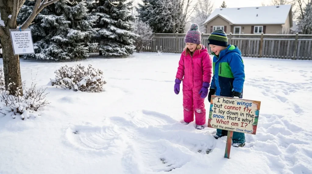 Snow Angel Riddles for Kids