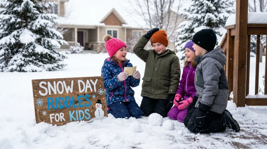 Snow Day Riddles for Kids