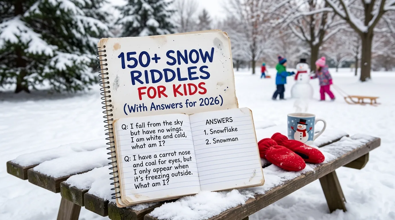 Snow Riddle for Kids