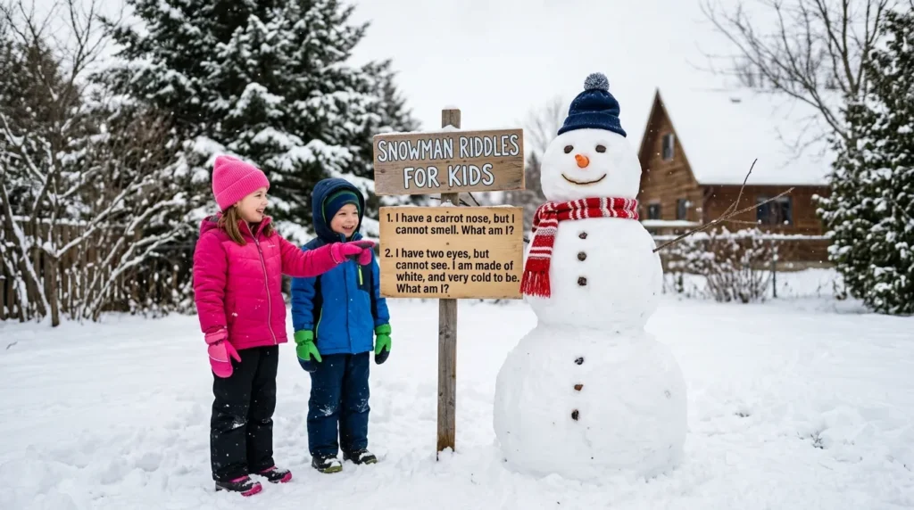 Snowman Riddles for Kids