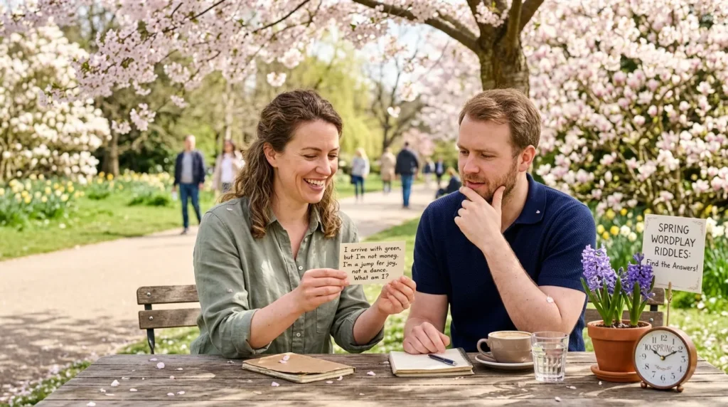 Spring Wordplay Riddles for Adults