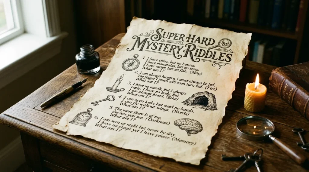 Super Hard Mystery Riddles