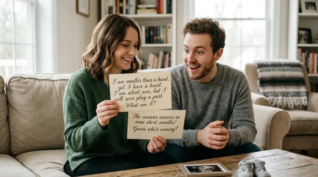 Surprise Pregnancy Reveal Riddles