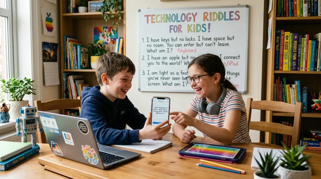 Technology Riddles for 10 Year Old Kids