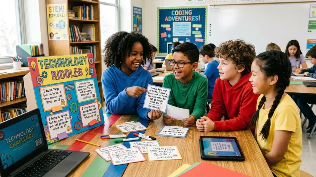 Technology Riddles for 10-Year-Olds