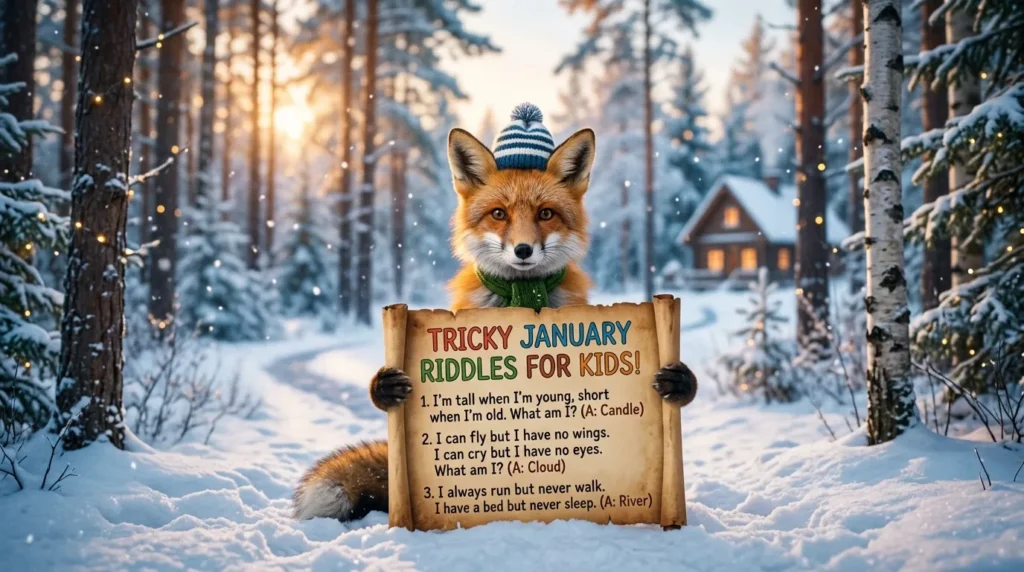 Tricky January Riddles for Kids