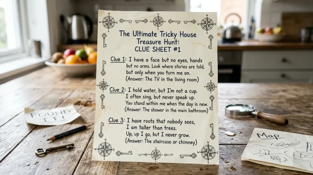 Ultimate Tricky Riddles for House Treasure Hunts