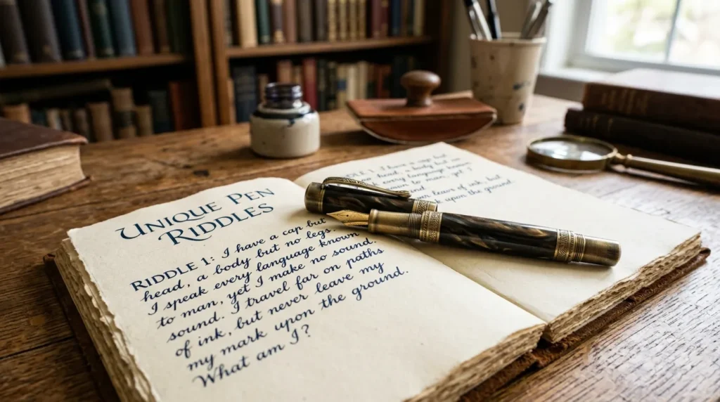 Unique Pen Riddles
