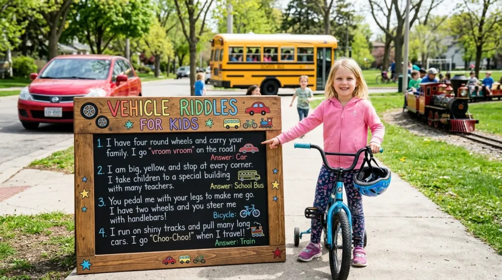 Vehicle Riddles For Kids 🚗