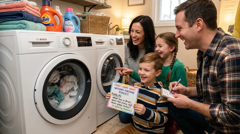 Β Washing Machine Riddles for Family Games