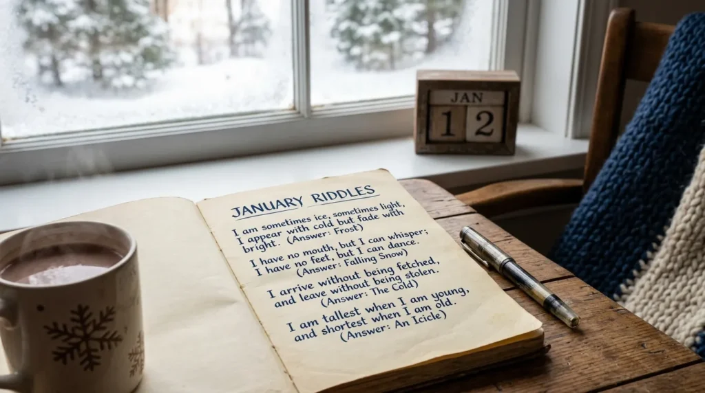 Winter-Themed January Riddles