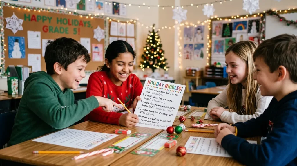 Holiday Riddles for Fifth Graders
