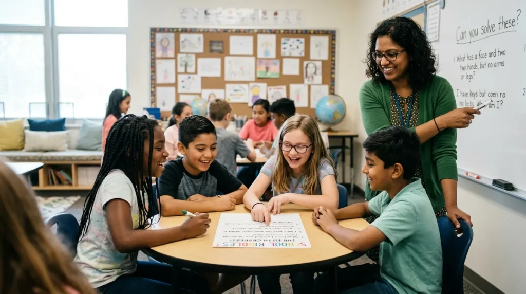 School Riddles for Fifth Graders